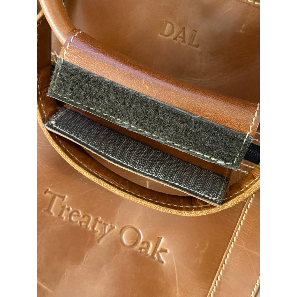 Canyon Outback Leather Duffel Bag Brown Treaty Oak Monogram Carry On Weekender - Picture 4 of 10